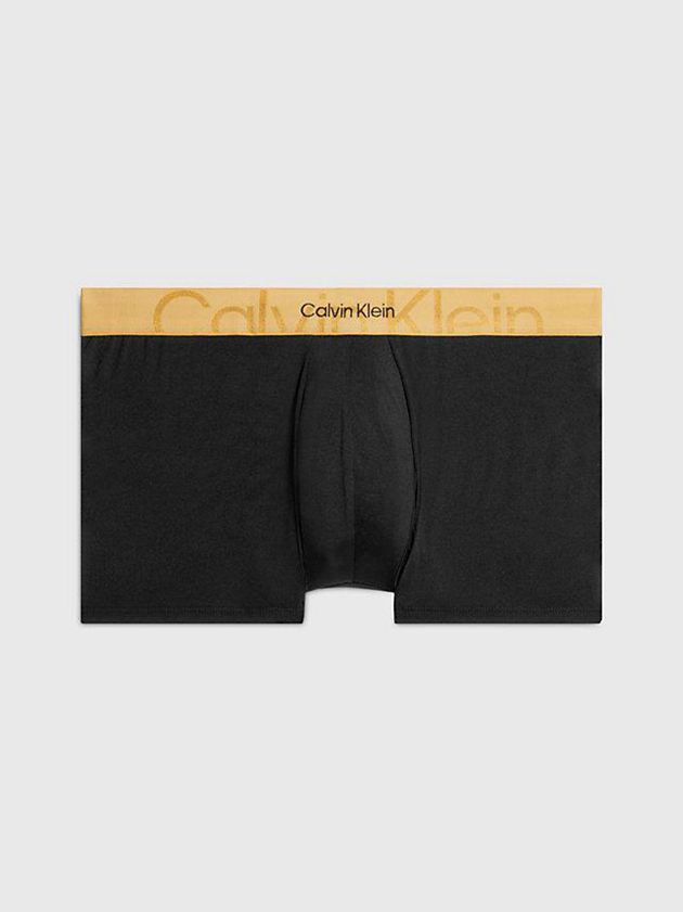 Calvin Klein USA Low Rise - Embossed Icon Mens Trunks Black 8329104-NT